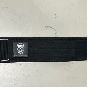 Gymreaper Black weight training back support belt size S Small 30” EUC Gym